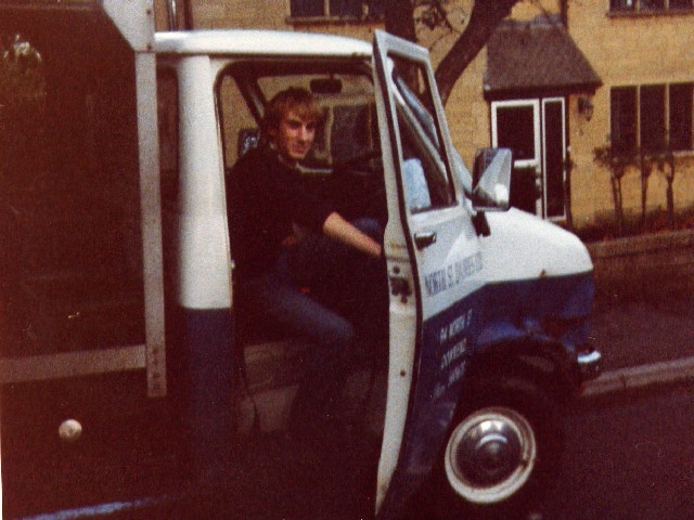 Andy delivering milk